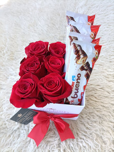 Royal Roses & Kinder Box - Tamanho S White